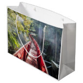 Sonnenschein in den Termas Geometrien, Conaripe, C Große Geschenktüte (Rückseite Schrägansicht)