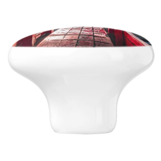 Sonnenschein in den Termas Geometrien, Conaripe, C Keramikknauf (Seitenansicht)