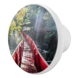 Sonnenschein in den Termas Geometrien, Conaripe, C Keramikknauf