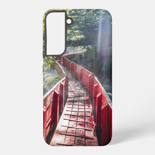 Sonnenschein in den Termas Geometrien, Conaripe, C Samsung Galaxy Hülle (Rückseite)