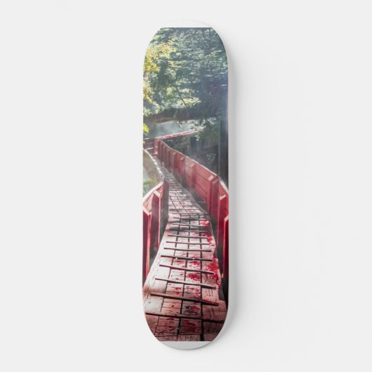 Sonnenschein in den Termas Geometrien, Conaripe, C Skateboard (Vorderseite)