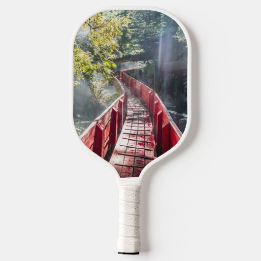 Sonnenschein in den Termas Geometrien, Conaripe Pickleball Schläger (Rückseite)
