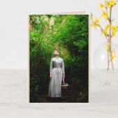 Sonnenschein in der Holzkarte Karte (Gelbe Blume)