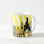 SONNENSCHEIN IN DER STADT KAFFEETASSE (VorderseiteRechts)