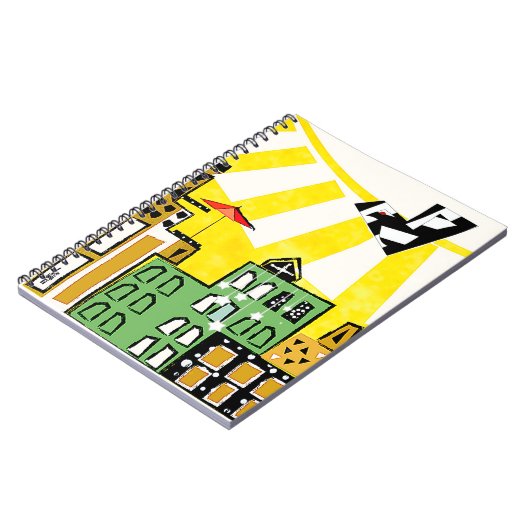 SONNENSCHEIN IN DER STADT NOTIZBLOCK (Linke Seite)