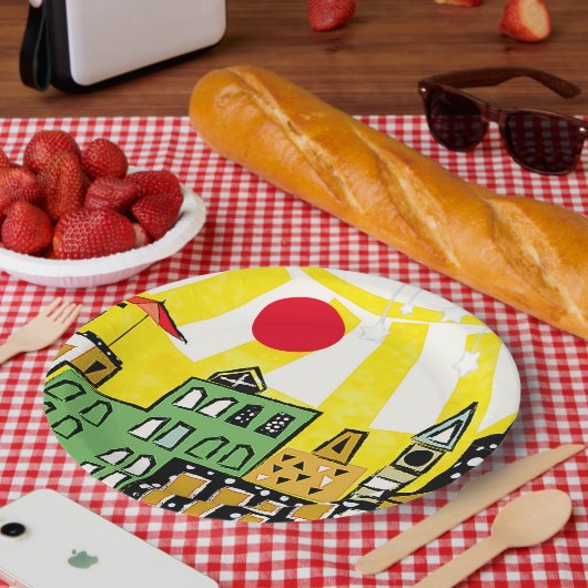 SONNENSCHEIN IN DER STADT PAPPTELLER (Picknick)