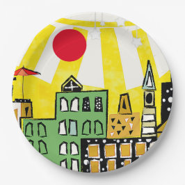 SONNENSCHEIN IN DER STADT PAPPTELLER