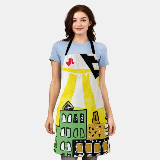 SONNENSCHEIN IN DER STADT SCHÜRZE (Getragen)