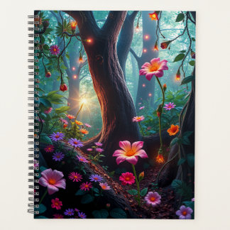 Sonnenschein in einem Whimsical Fairy Forest Planer