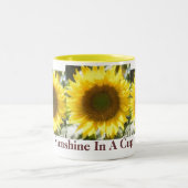 "Sonnenschein in einer Schale" Tasse (Mittel)