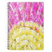 Sonnenschein in Gelb und Fuchsia Notizblock (Vorderseite)