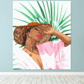 Sonnenschein in meinem Soul Leinwanddruck (Insitu (Holzboden))