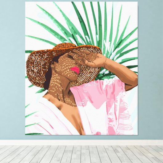 Sonnenschein in meinem Soul Leinwanddruck (Insitu (Holzboden))