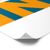 Sonnenschein in Poster gelassen (Ecke)