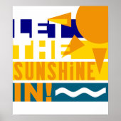 Sonnenschein in Poster gelassen (Vorne)