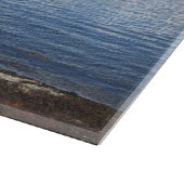 Sonnenschein in Schottland. Bucht mit Palmen und Y Schneidebrett (Ecke)