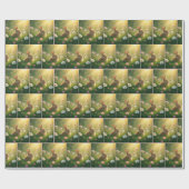 Sonnenschein in Wildblume Wiese Geschenkpapier (Flach)