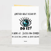 Sonnenschein - (individuell anpassbare Grußkarte) Karte (Rückseite)