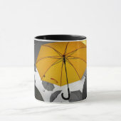 Sonnenschein ist unterwegs, Regenschirmlawine Tasse (Zentrum)