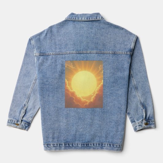 Sonnenschein Jeansjacke (Rückseite)