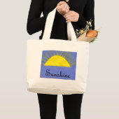 Sonnenschein Jumbo Stoffbeutel (Vorderseite (Produkt))