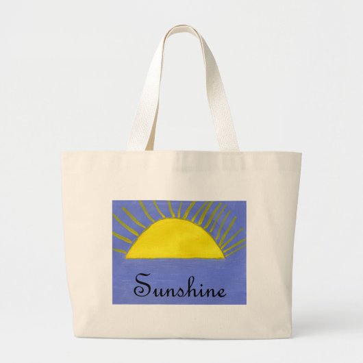 Sonnenschein Jumbo Stoffbeutel (Vorne)
