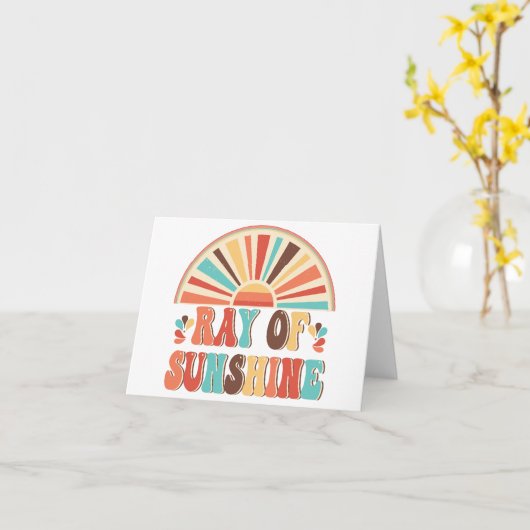 Sonnenschein Karte (Gelbe Blume)