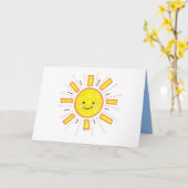 Sonnenschein Karte (Gelbe Blume)