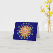 Sonnenschein-Karte Karte (Gelbe Blume)