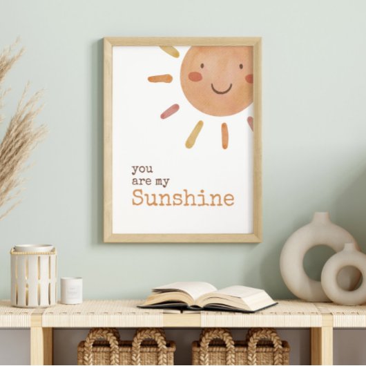 Sonnenschein Kinderzimmer Decke Wand Poster
