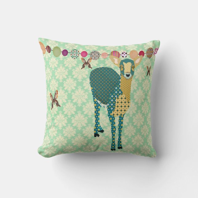 Sonnenschein-Kitz u. Golddust Kissen (Vorderseite)