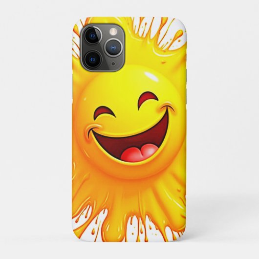 Sonnenschein-Lächeln: Explodierende Freude Case-Mate iPhone Hülle (Rückseite)