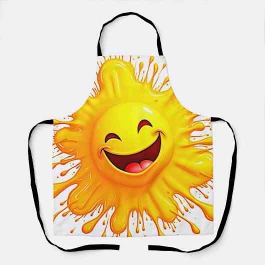 Sonnenschein-Lächeln: Explodierende Freude Schürze (Vorderseite)