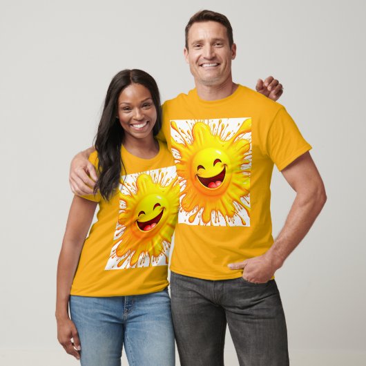 Sonnenschein-Lächeln: Explodierende Freude T-Shirt (Unisex)
