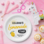 Sonnenschein Lemonade & Fun jedes Alter Glück zum  Pappteller (Party)