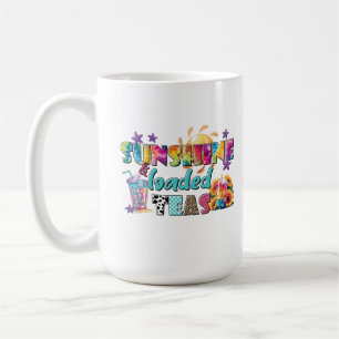 Sonnenschein & Loaded Teas Buntes Sommer-Feeling-T Kaffeetasse
