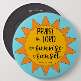 Sonnenschein Lobet den Herrn Button