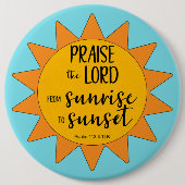 Sonnenschein Lobet den Herrn Button (Vorderseite)
