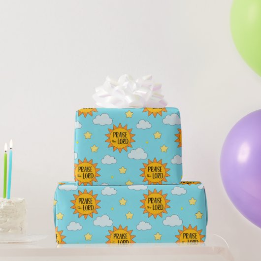 Sonnenschein Lobet den Herrn Geschenkpapier (Partygeschenke)
