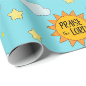 Sonnenschein Lobet den Herrn Geschenkpapier (Rolleneckpunkt)