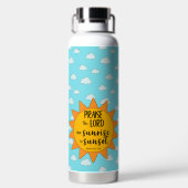Sonnenschein Lobet den Herrn Trinkflasche (Rückseite)