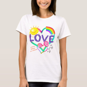 Sonnenschein, Lollipops und Regenbogen T-Shirt