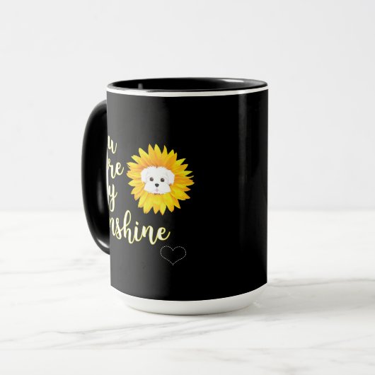 Sonnenschein maltesisch tasse (Vorderseite Links)