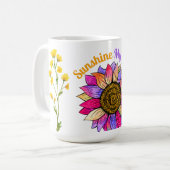 Sonnenschein meine Mama Kaffeetasse (Vorderseite Links)