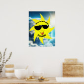 Sonnenschein Menschen Poster (Küche)