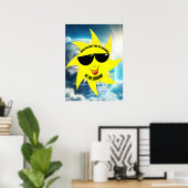 Sonnenschein Menschen Poster (Heimbüro)
