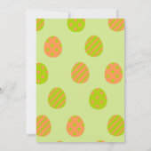 Sonnenschein mit einer großen Karotteneinladung Einladung (Rückseite)