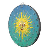 Sonnenschein mit kreisförmigen Linien Dartscheibe (Vorderseite rechts)