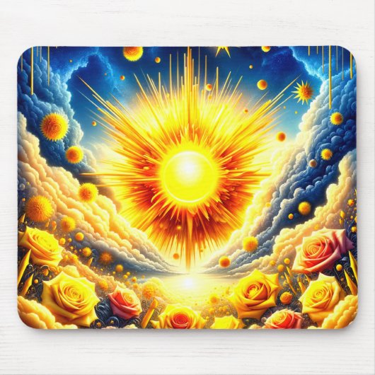 Sonnenschein Mousepad (Vorne)