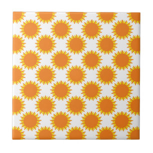 Sonnenschein-Muster Fliese